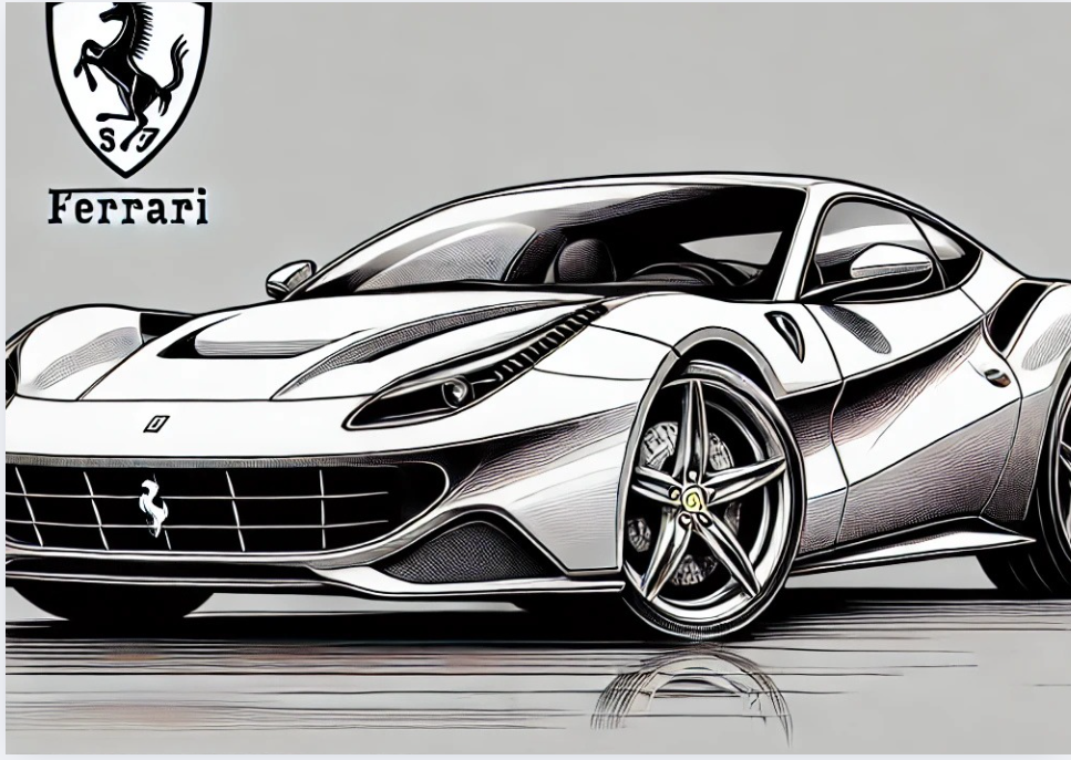 Kids Car Colouring Book β Charity Edition