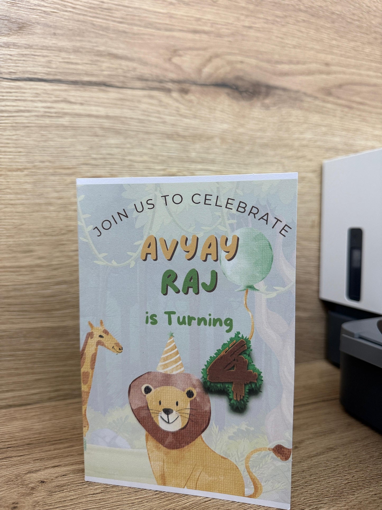 Personalised Birthday Invite Design & Print – Pack of 30 (Kids' School Invites)