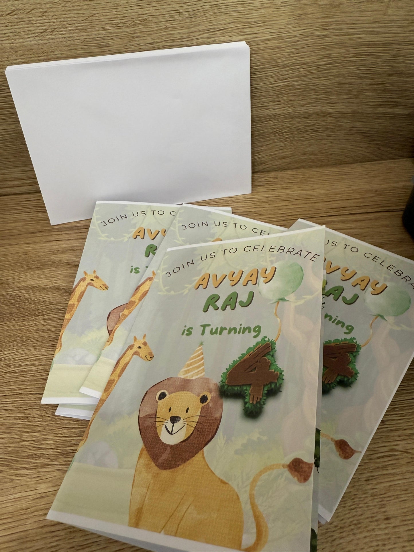 Personalised Birthday Invite Design & Print – Pack of 30 (Kids' School Invites)