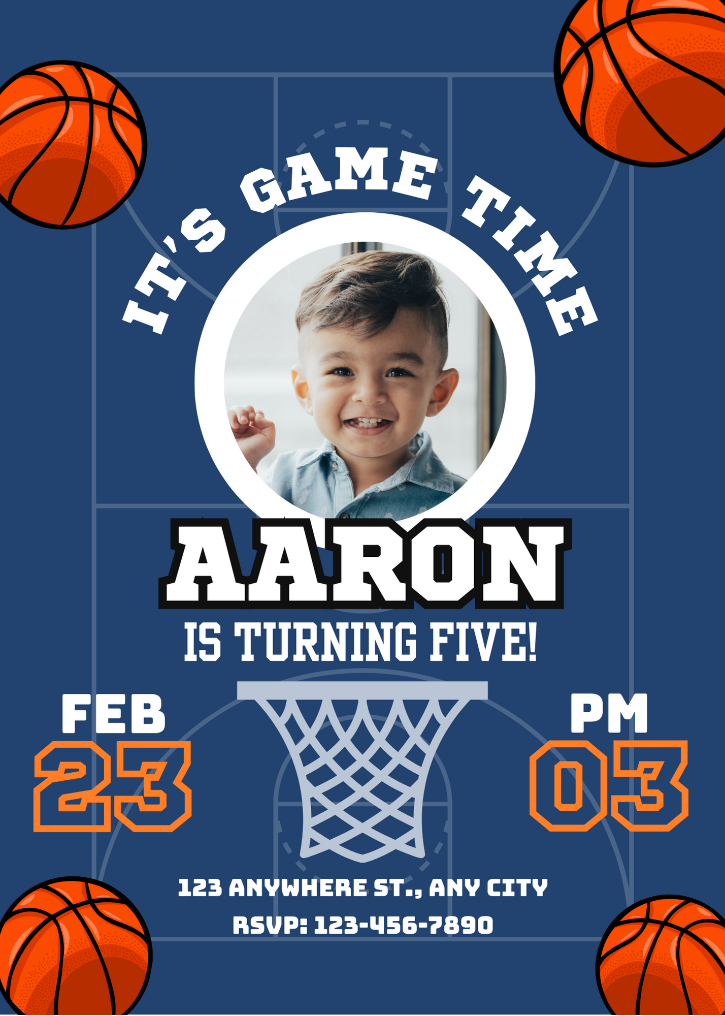 Superhero Birthday Party Invite