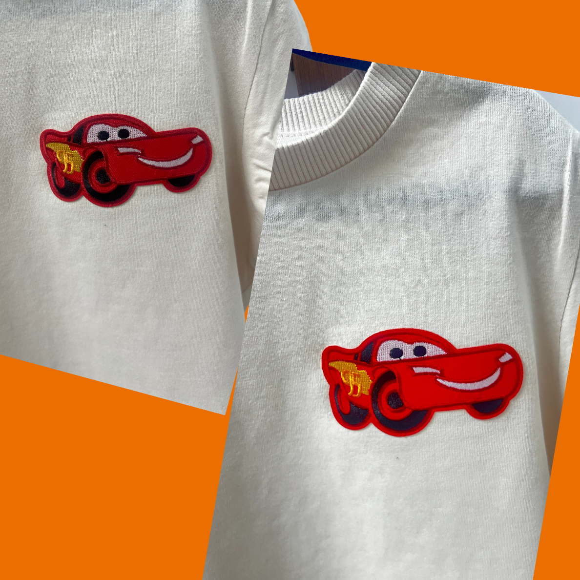 Kids T-Shirt with Patches – Cars & Trains (Pack of 3)